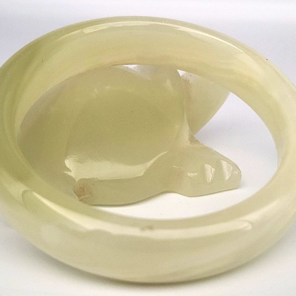 Original Onyx Natural Marble Bracelet/Bangles - Elegant Stone Jewelry for Women - Picture 5 of 7